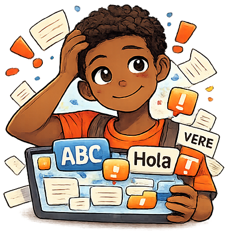 Person overwhelmed with too much content